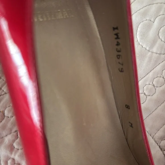 Stuart weitzman ruby red heels shoes pumps 8 - Picture 7 of 8